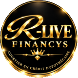 Logo R-Live Financys, courtier en crédit hypothécaire